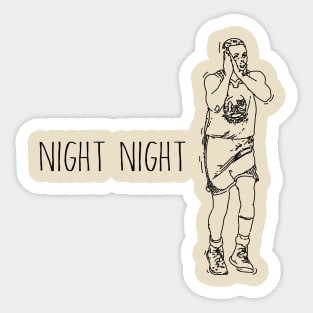 Funny Basketball Art Sticker